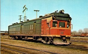 Vintage Railroad Train Locomotive Postcard - Burlington Railroad