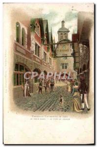 Old Postcard Paris Universal Exhibition of 1900 Old Paris The Pont au Change