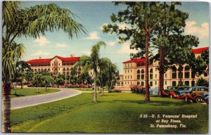 St. Petersburg Florida FL, US Veterans' Hospital at Bay Pines, Vintage Postcard