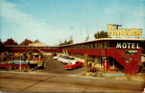 California Fresno Sahara Motel 1956