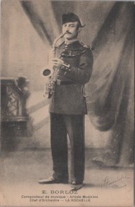 French Music Postcard - E. Borloz, Musician & Conductor in La Rochelle  XT675