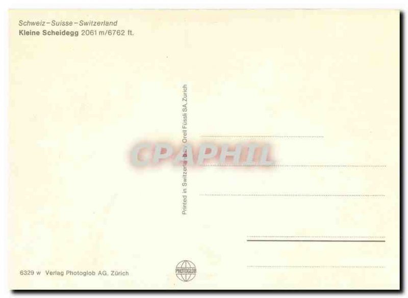 Modern Postcard Kleine Scheidegg