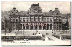 Old Postcard Le Havre Stock Exchange