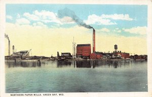 GREEN BAY WISCONSIN~NORTHERN PAPER MILLS POSTCARD