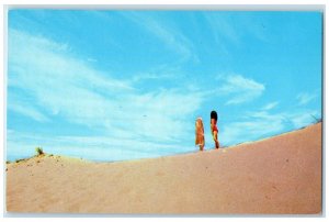 c1960 Sand Dunes Exterior View Cape Cod Massachusetts Vintage Antique Postcard