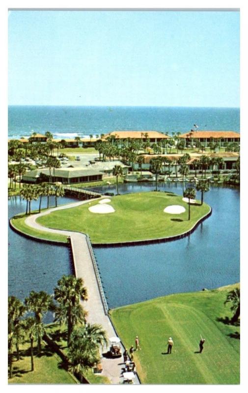 1960s Ponte Vedra Golf Club Island Ninth Hole, Ponte Vedra Beach, FL Postcard