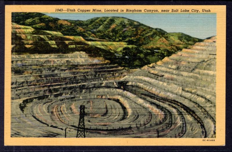 Utah Copper Mine in Bingham Canyon,Near Salt Lake City,UT