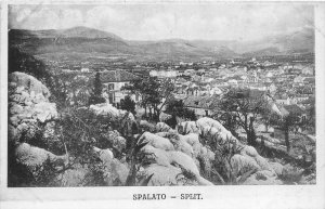 Croatia  Spalato    Aerial view of Spalato