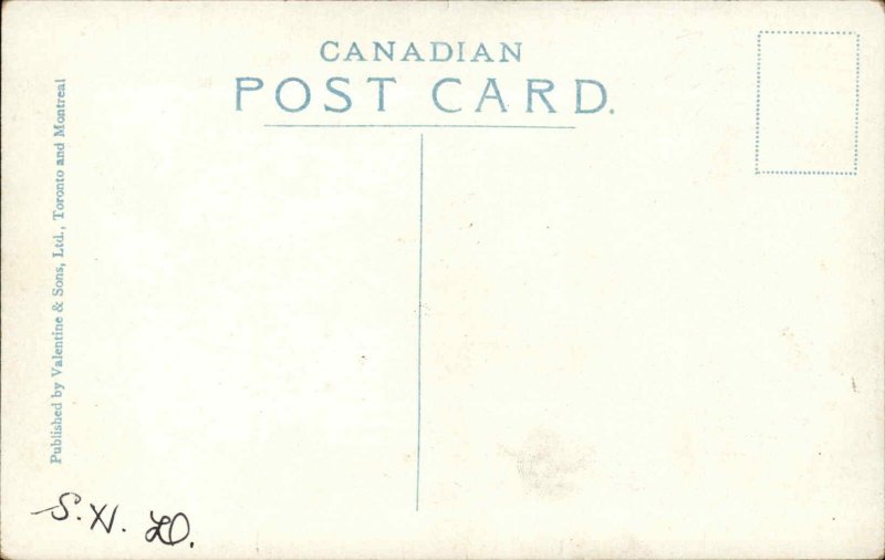 Halifax Nova Scotia Bird's Eye View Vintage Postcard