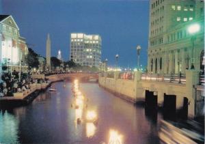 Rhode Island Waterfire Illuminating Form Of Art