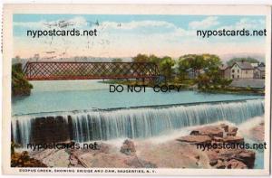 Esopus Creek, Bridge & Dam, Saugerties NY