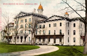 Wisconsin Janesville State Institute For Blind 1913