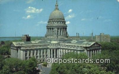 Madison, Wisconsin, WI State Capital USA Unused light wear