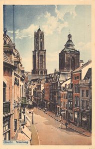 L259 Netherlands Utrecht. Steenweg vintage postcard