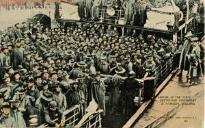 UK - England, Plymouth. WWI, Arrival of the First Australian Contingent (Mili...