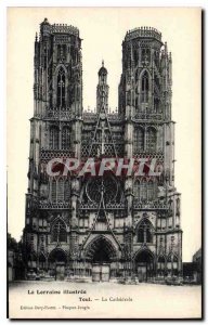 Old Postcard Toul La Cathedrale