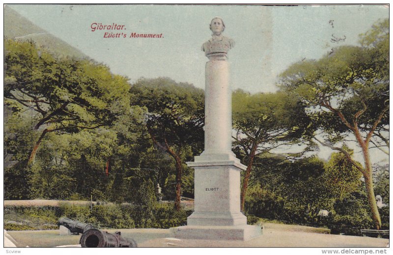 Eliott's Monument, GIBRALTAR, 1900-1910s