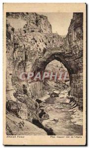 Postcard Old Constantine The Gorge Rhumel Algeria