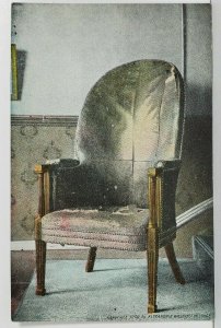 Alexandria Va Washingtons Old Chair, Lodge No.22 A.F.&A.M. Postcard N1