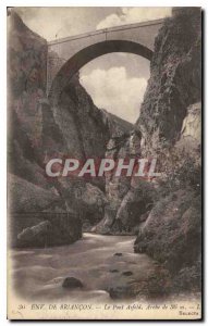 Postcard Old Approx Briancon Bridge of Asfeld