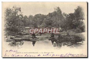 Old Postcard Forest of Fontainebleau La Mare aux Fees