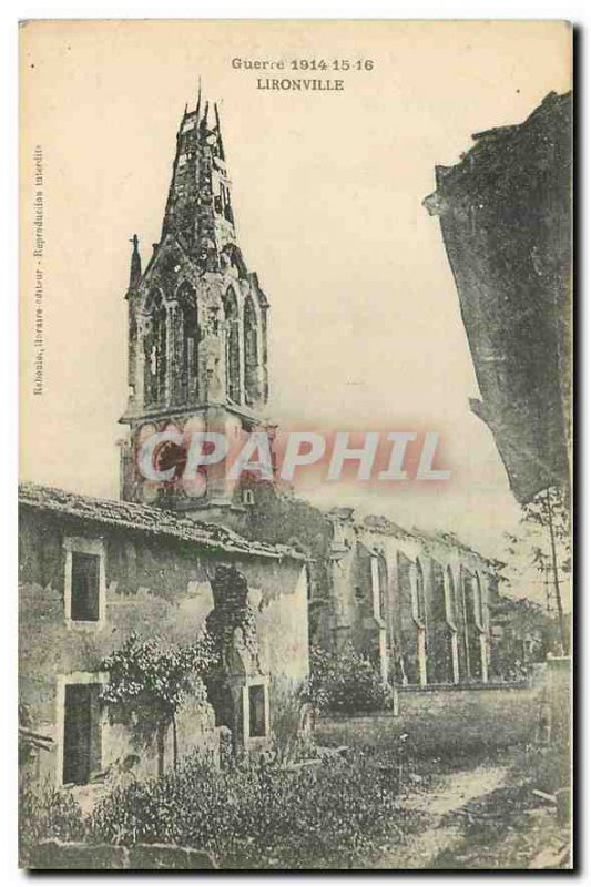 Old Postcard War 1914 1915 1916 Lironville