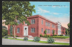 Sidney Lanier School Building Brunswick GA Used c1939