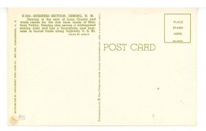 NM - Deming. Main Street Scene ca 1955