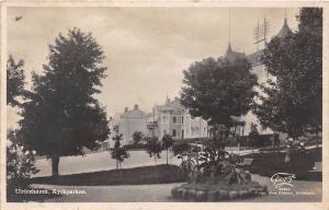 SWEDEN ULRICEHAMN KYRKPARKEN PHOTO POSTCARD c1931