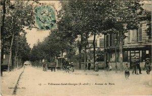 CPA VILLENEUVE St-GEORGES Avenue de Paris (65534)