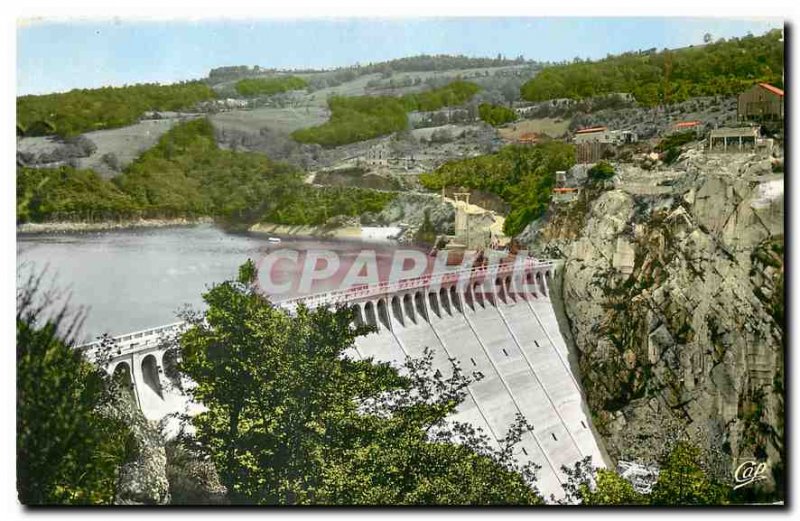 Postcard Modern Chaudesaigues Lake Sarrans The Dam Truyere