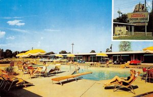 HOWARD JOHNSON MOTOR LODGE Little Rock, Arkansas Roadside '50s Vintage Postcard