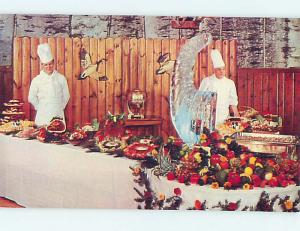 Pre-1980 BUFFET AT SEVERANCE LODGE ON KEZAR LAKE Central Lovell Maine ME M8132