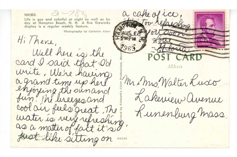 NH - Hampton Beach. Fireworks