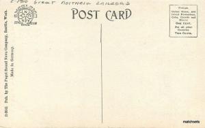 C-1910 Great Northern Railroad White Horse Mountain Washington postcard 7317