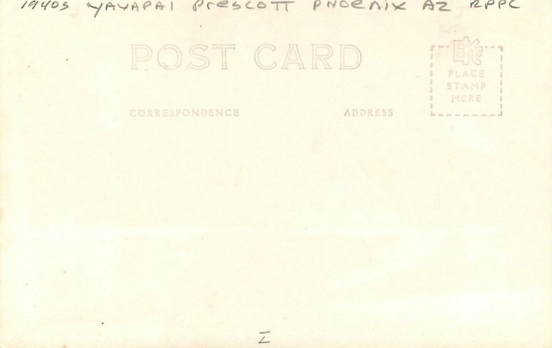 Postcard RPPC Arizona Yavapai Prescott Phoenix 1940s 23-7489