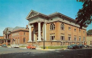 FOND DU LAC, Wisconsin WI    MASONIC TEMPLE & ELKS CLUB   50's Cars  Postcard