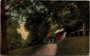 Postcard IN Winona Lake Franconia Hotel Pub. by H.R. Erbaugh C.1910 M15