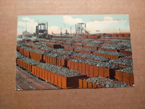 1907-1915 View of Coal Docks, Cleveland, Ohio Postcard