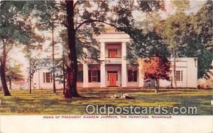 Home of President Andrew Jackson, Hermitage Nashville, TN, USA Postal Used Un...