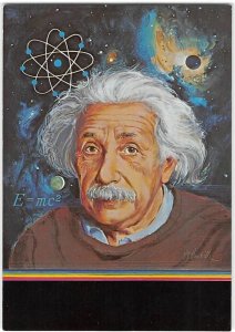ALBERT EINSTEIN Scientist Theory of Relativity Smithsonian 4x6 c1970s Postcard
