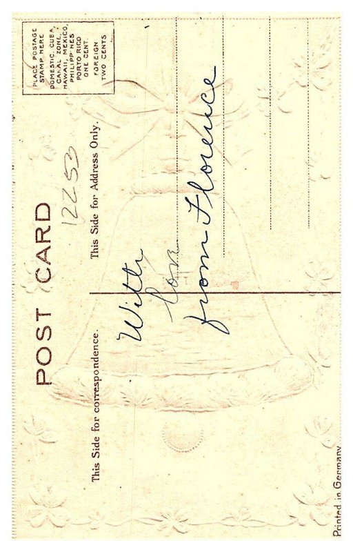 Merry Christmas  , Bell with Mistiltoe