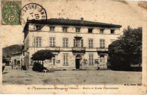 CPA Lamure-sur-Azergues - Mairie et Ecoles Communales (1036564)