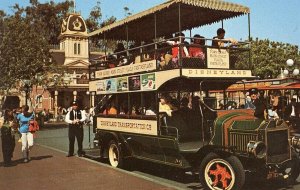 Postcard View of Disneyland Omnibus in Anaheim, CA.         R4