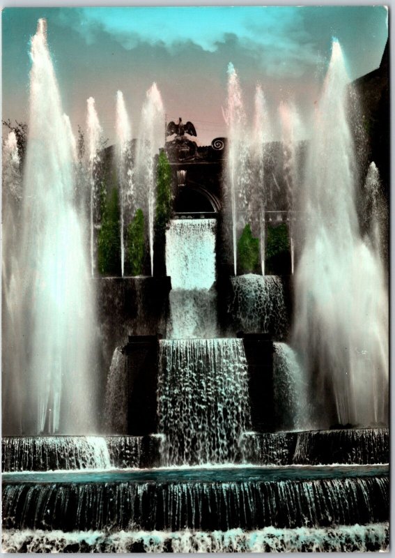 Tivoli - Villa D'Este (Particolare Della Fontana Dell'Organol) Italy Postcard