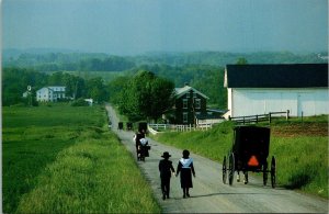 Ohio Amish Country Amish Folks Going To Church