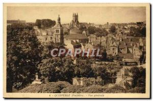 Postcard Old Quimperle Vue Generale