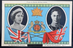 Mint England Picture Postcard Queen Elizabeth & King George VI Royalty