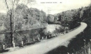 Riverside Road in Bar Harbor, Maine