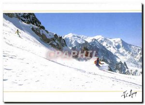 Modern Postcard Images In our Powder Skiing